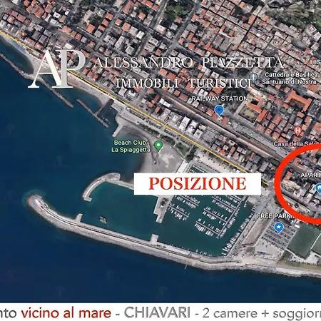 Beda Escape Vicino Alle Spiagge Apartment Chiavari